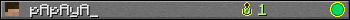 Benutzerleisten 350x20 für pApAyA_