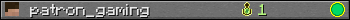 patron_gaming userbar 350x20