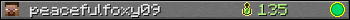 peacefulfoxy09 userbar 350x20