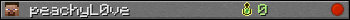 peachyL0ve userbar 350x20