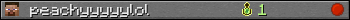 peachyyyyylol userbar 350x20