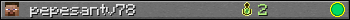 pepesantv78 userbar 350x20