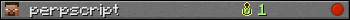 Юзербар 350x20 для perpscript
