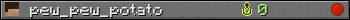 pew_pew_potato userbar 350x20