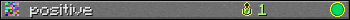 positive userbar 350x20