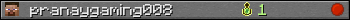 pranaygaming008 userbar 350x20