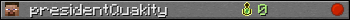Юзербар 350x20 для presidentQuakity