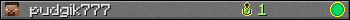 pudgik777 userbar 350x20