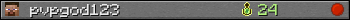 pvpgod123 userbar 350x20