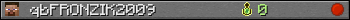 qbFRONZIK2009 userbar 350x20