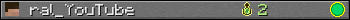 ral_YouTube userbar 350x20