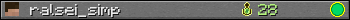 ralsei_simp userbar 350x20