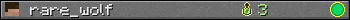 rare_wolf userbar 350x20