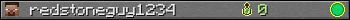 redstoneguy1234 userbar 350x20