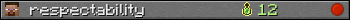 respectability userbar 350x20