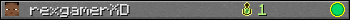 rexgamerXD userbar 350x20