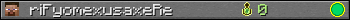 riFyomexusaxeRe userbar 350x20