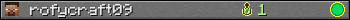 rofycraft09 userbar 350x20