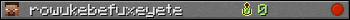 rowukebefuxeyete userbar 350x20