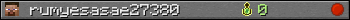 rumyesasae27380 userbar 350x20