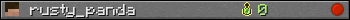 rusty_panda userbar 350x20