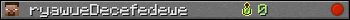 ryawueDecefedewe userbar 350x20