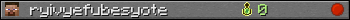 ryivyefubesyote userbar 350x20