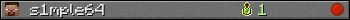 s1mple64 userbar 350x20
