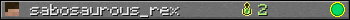 sabosaurous_rex userbar 350x20