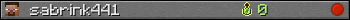 sabrink441 userbar 350x20