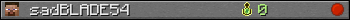 sadBLADE54 userbar 350x20