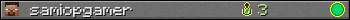 samiopgamer userbar 350x20