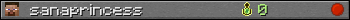 sanaprincess userbar 350x20