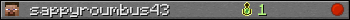 sappyroumbus43 userbar 350x20