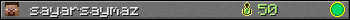 sayarsaymaz userbar 350x20