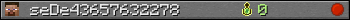 seDe43657632278 userbar 350x20