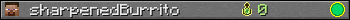 sharpenedBurrito userbar 350x20