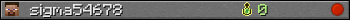 sigma54678 userbar 350x20