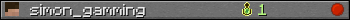 simon_gamming userbar 350x20