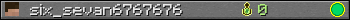 six_sevan6767676 userbar 350x20