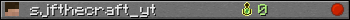 sjfthecraft_yt userbar 350x20