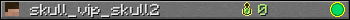 skull_vip_skull2 userbar 350x20