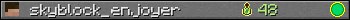 skyblock_enjoyer userbar 350x20