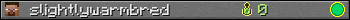 slightlywarmbred userbar 350x20