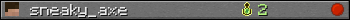 sneaky_axe userbar 350x20