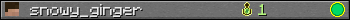 snowy_ginger userbar 350x20