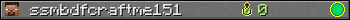 ssmbdfcraftme151 userbar 350x20