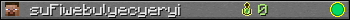 suFiwebulyecyeryi userbar 350x20