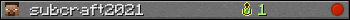 subcraft2021 userbar 350x20