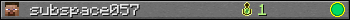 subspace057 userbar 350x20